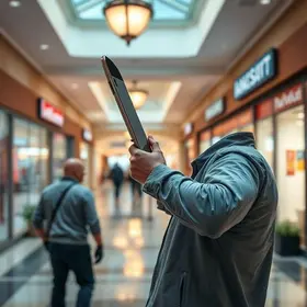 esfaqueamento em shopping