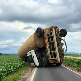 carreta carregada com soja