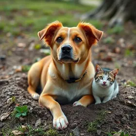 sepultamento de cães e gatos