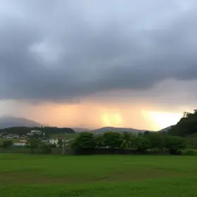fim de semana tem frio e alerta de temporais para Sul de Minas