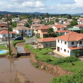 obra para evitar alagamentos no bairro Andorinhas