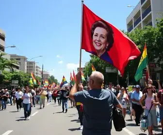 ato em apoio a Lula