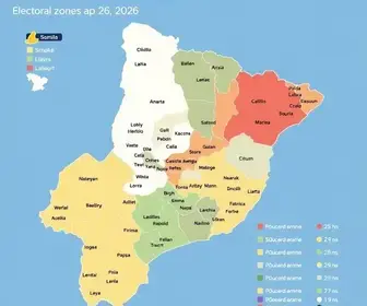 mapa da apuração das eleições 2026 em Pouso Alegre