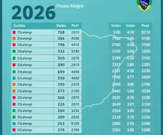 resultados eleições 2026 Pouso Alegre